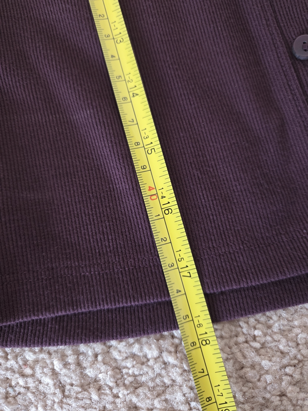 American Eagle Burgundy Sleeveless Button Front Size XS - Picture 4 of 4